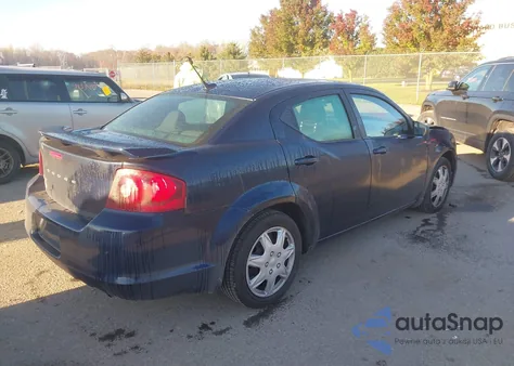 2014 Dodge Avenger Se from USA, damaged, VIN 1C3CDZAB2EN189660